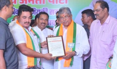 भाजपाच्या युवामोर्चा जिल्हा उपाध्यक्षपदी काळूराम पिंजन यांची निवड