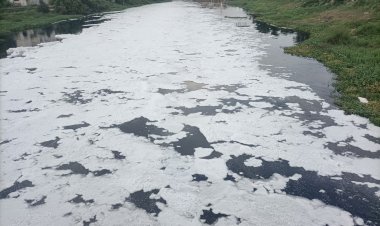 Khed | आळंदीत इंद्रायणी नदी पुन्हा फेसाळली