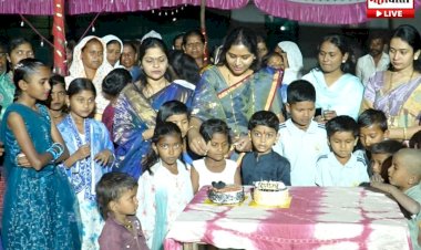 Kindness Over Celebration | दुष्काळातही माणुसकी जपली! दीप्तीभोगाडे यांचा ठाकरवाडीतील चिमुकल्यांसोबत वाढदिवस