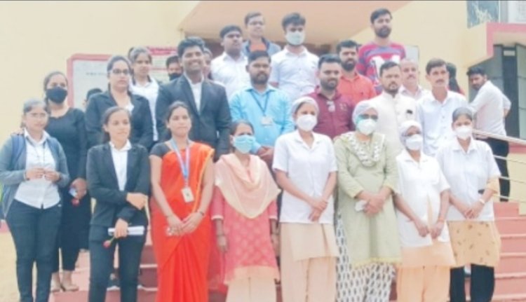 चांडोली ग्रामीण रुग्णालयात कायदेविषयक शिबिर संपन्न : अँड.देविदास शिंदे पाटील