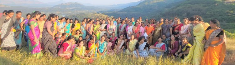 पिंपरी-पाईट गटातील महिलांनी वांद्रेच्या सहलीचा लुटला आनंद