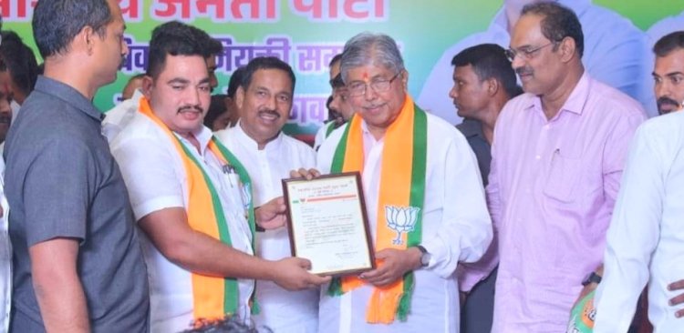 भाजपाच्या युवामोर्चा जिल्हा उपाध्यक्षपदी काळूराम पिंजन यांची निवड