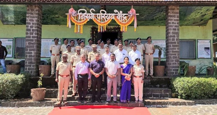 वन मंत्री सुधीर मुनगंटीवार यांच्या हस्ते भिमाशंकर येथील महादेव वन निसर्ग परिचय केंद्राचे उद्धघाटन