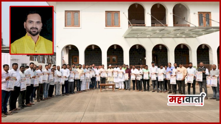 Khed | युवानेते निलेश येवले यांच्याकडून सात गावात ७ हजार कुटुंबांना 2025 दिनदर्शिकेचे वाटप