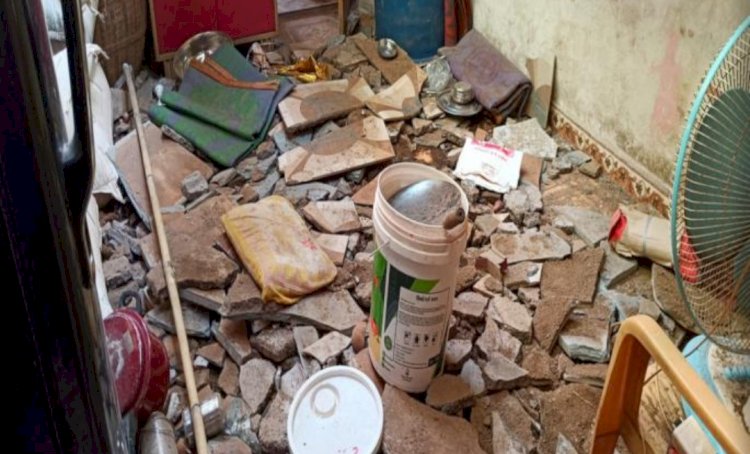 explosion of domestic gas cylinder | घरगुती गॅस सिलेंडरचा भीषण स्फोट; एक गंभीर जखमी, मोठा अनर्थ टळला