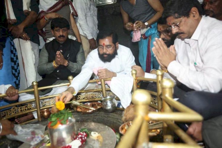 श्रावणातील तिसऱ्या सोमवारी भीमाशंकरमध्ये एकनाथ शिंदेंचा रुद्राभिषेक; मंदिर परिसर विकासासाठी २८८ कोटींचा आराखडा